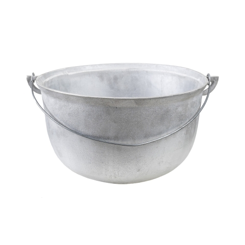 Ceaun tuci aluminiu alimentar, capacitate 10L, fund rotund, Z-tools