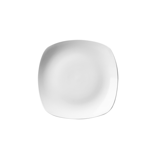 Farfurie plata patrata, portelan, dimensiuni: 252x252mm