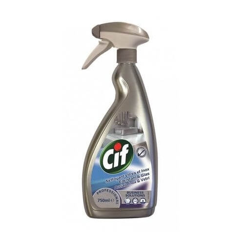 Cif Solutii pentru otel inox, 750 ml. Solutie pentru curatat suprafete