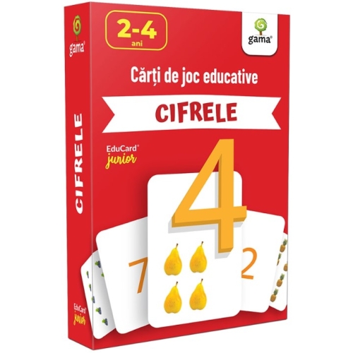 Cifrele. EduCard Junior. Carti de joc educative