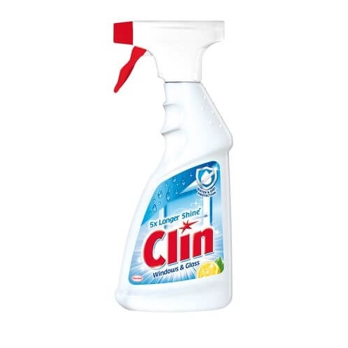 Clin Detergent geamuri Windows & Glass Lemon, 500ml. Solutie pentru curatarea suprafetelor