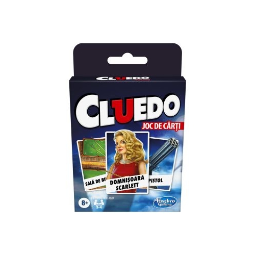 Joc de societate Cluedo-jocul misterelor cu carti in limba romana, Hasbro