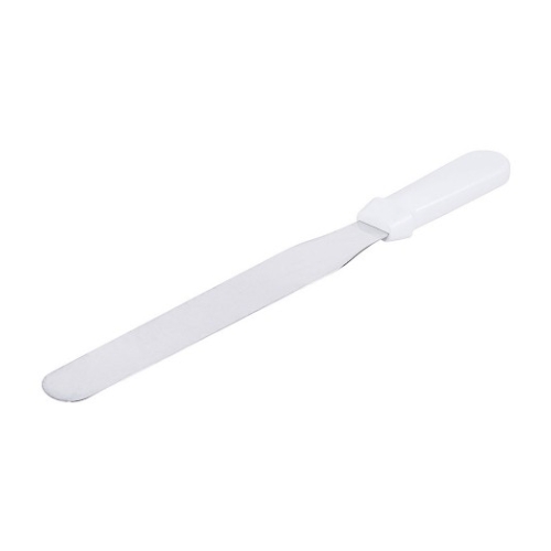 Spatula, inox, maner din polipropilena, culoare alba, lungime 430mm