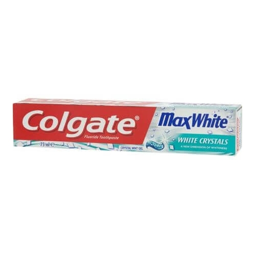 Colgate Max White Crystal Mint Pasta de dinti cu efect de albire , 100 ml. Produs pentru igiena dentara