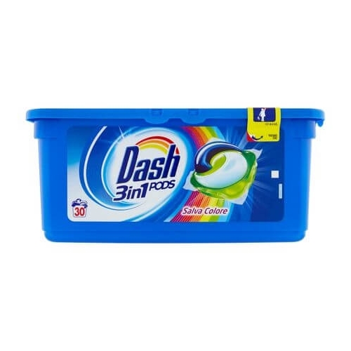 Dash Detergent capsule All in one Pods Salva Colore, 30 spalaripe grupdzc.ro✅. Descopera gama copleta de produse la oferte speciale✅!