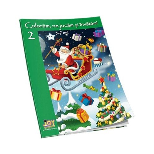 Coloram, ne jucam si invatam! Volumul 2. Carte educativa pentru copii editura Joy