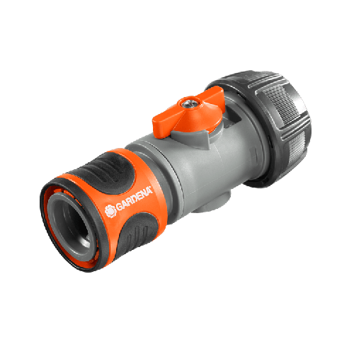 Conector pentru furtun cu supapa de control