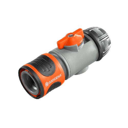 Conector pentru furtun cu valva de control