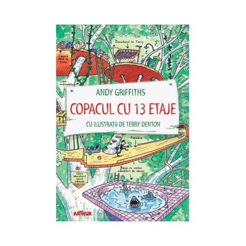 Copacul cu 13 etaje - Andy Griffiths. Volum publicat de editura Arthur