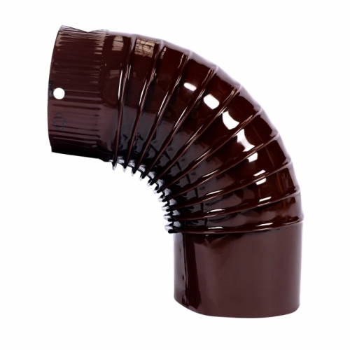 Cot pentru soba pe lemne, 90˚, 120 mm, Maro