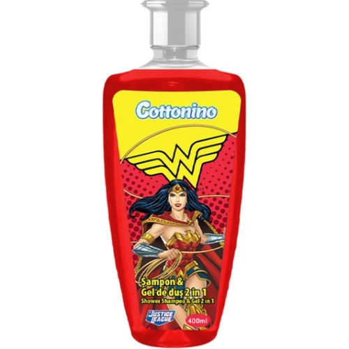 Sampon&gel de dus 2 in 1, Wonder Women, 250 ml, Cottonino. Produs pentru igiena persoanala