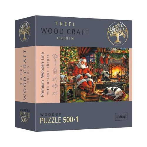 Puzzle din lemn seara de Craciun 500+1 piese