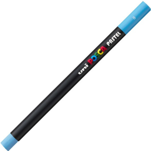 Creion pastel uleios Posca KPA-100 albastru deschis Posca