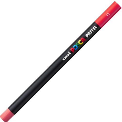 Creion pastel uleios Posca KPA-100 rosu Posca