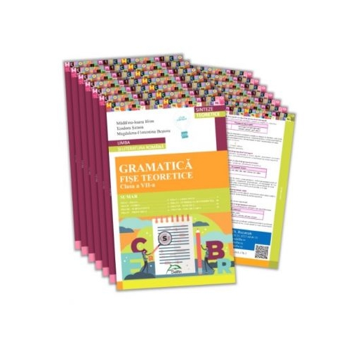Sinteze teoretice - Limba si literatura romana - GRAMATICA - Clasa a VII-a