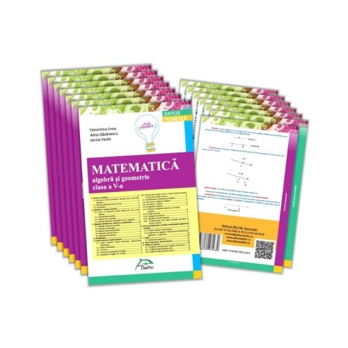 Sinteze teoretice - Matematica - Clasa a V-a - Algebra si geometrie, editura Delfin