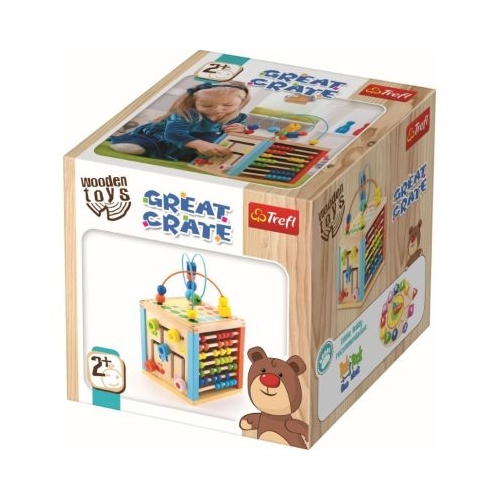 Cub mare din lemn, educativ, Trefl