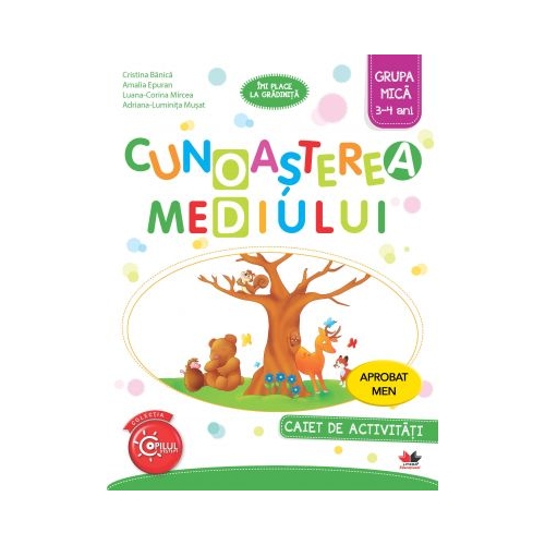 Imi place la gradinita. Cunoasterea mediului. Caiet de activitati. Grupa mica 3-4 ani - Cristina Banica