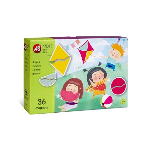 Cutie magnetica forme geometrice 36 de piese