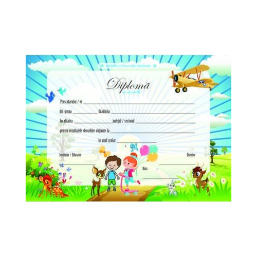 Diploma scolara GRADINITA ( DLFD001B )