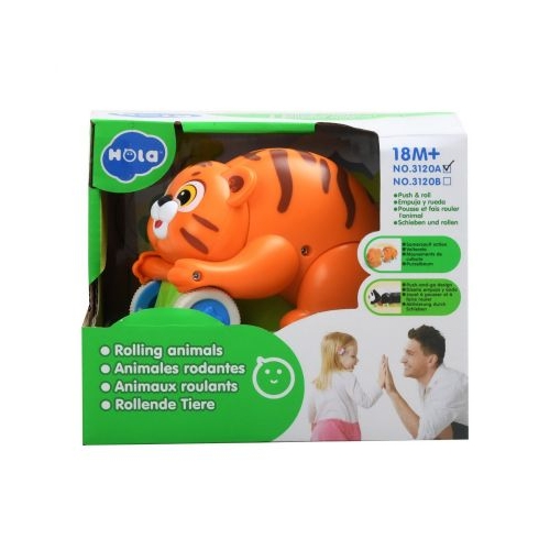 Jucarie bebe tigrul buclucas push and go, Hola