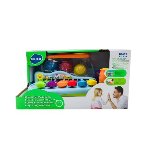 Xilofon cu mingiute si ciocanel, Hola