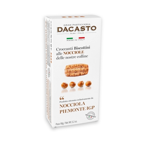 Dacasto Biscuiti crocanti cu alune de padure, 90 g