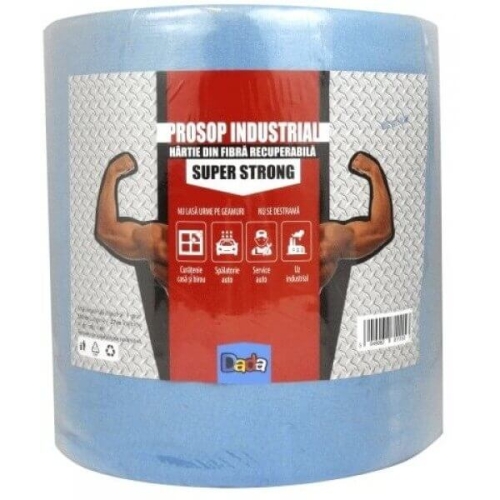 Dada Prosop industrial hartie din fibra recuperabila Super Strong, 310 m. Rola de hartie pentru bucatarie