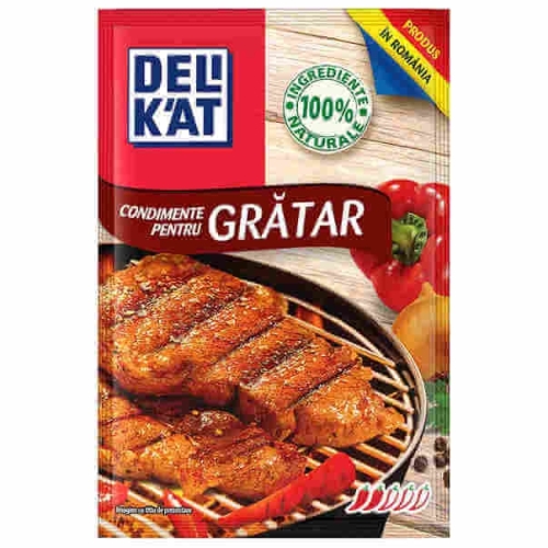Delik'at Condimente pentru gratar, 23g	