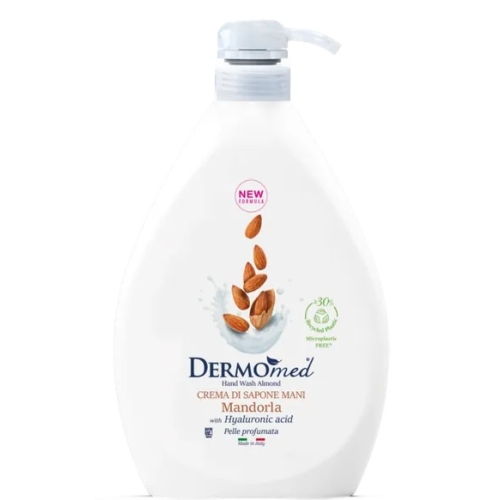 DermoMed Sapun Lichid cu Karite si Almond, 1 L. Produs pentru igiena personala