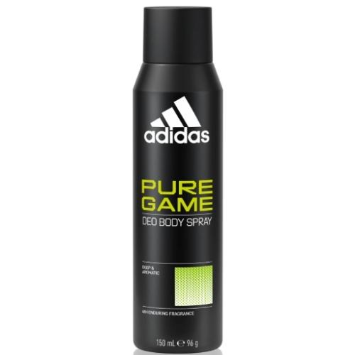 Adidas Deodorant spray Pure Game, 150 ml. Produs pentru igiena personala