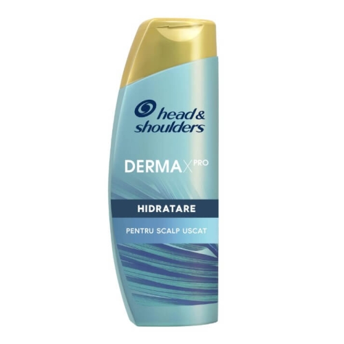 Sampon anti-matreata hidratant Derma X Pro pentru scalp uscat, 300 ml Head & Shoulders