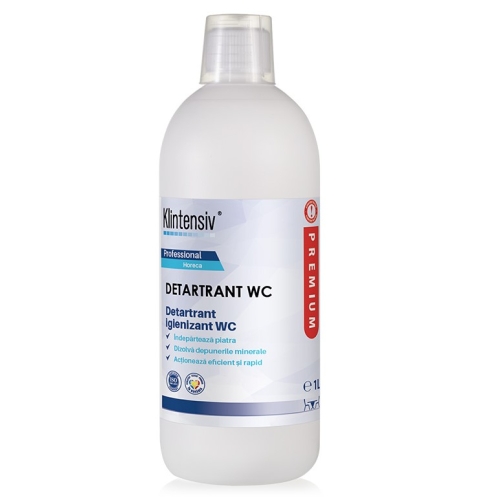 Detartrant Profesional igienizant WC 1L, Klintensiv