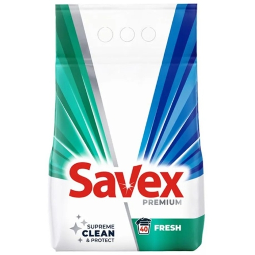 Savex Detergent pudra 2in1 Fresh, 40 spalari, 4kgpe grupdzc.ro✅. Descopera gama copleta de produse la oferte speciale✅!