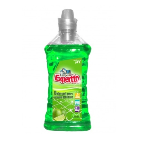 Detergent pardoseli ceramice Lime, 1l, Expertto. Produse curatare casa si exterior, Solutie curatat podele