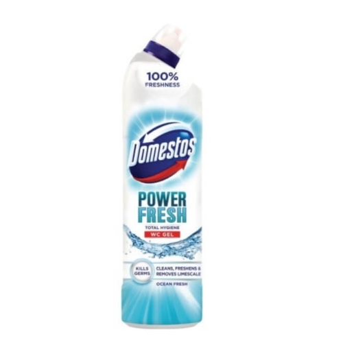 Dezinfectant gel Power Fresh Ocean Fresh, 700 ml, Domestos. Produs pentru curatarea si igienizarea suprafetelor