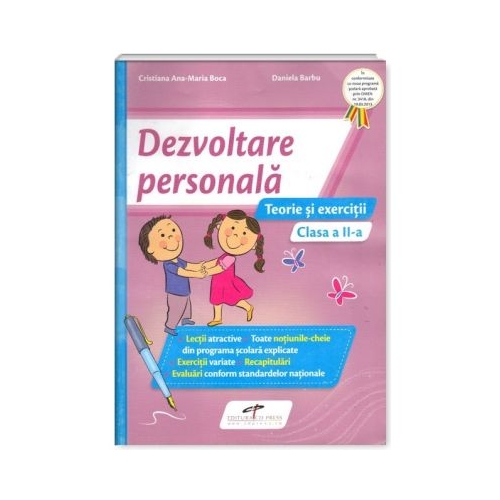 Dezvoltare personala. Teorie si exercitii, clasa a II-a - Cristiana Ana-Maria Boca