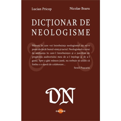 Dictionar de neologisme - Lucian Pricop, Nicolae Boaru