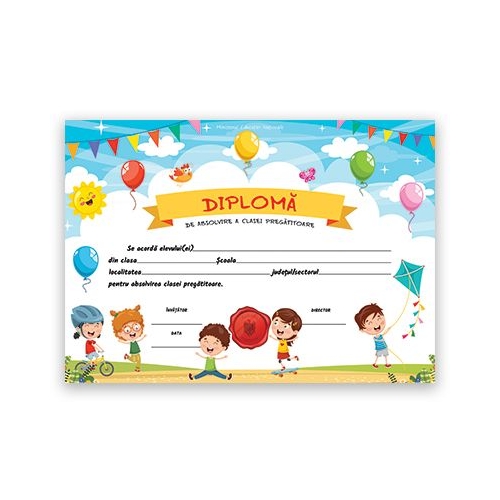 Diploma de absolvire a clasei pregatitoare (DZC02)