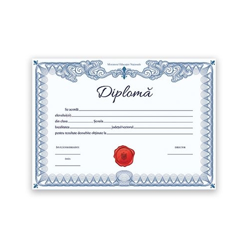 Diploma pentru rezultate deosebite (DZC01)