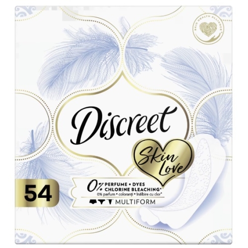 Discreet Absorbante zilnice Normal fara parfum, 60 buc. Produs pentru igiena intima