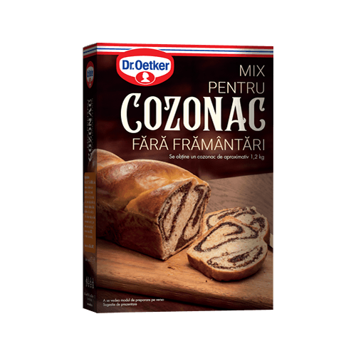 Dr Oetker Mix pentru cozonac 677 g. Produs pentru pregatirea cozonacului