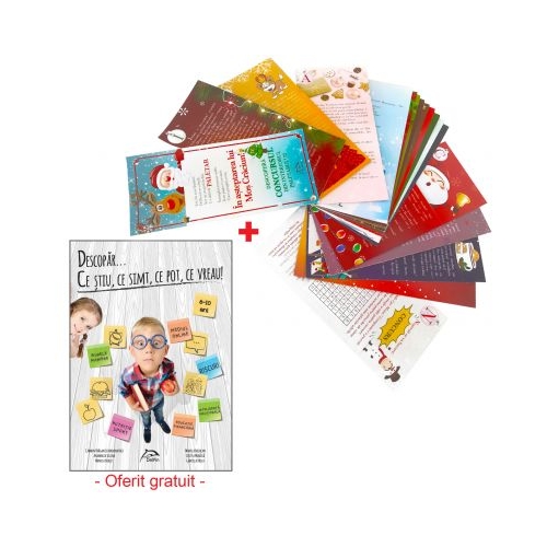 Paletar „In asteptarea lui Mos Craciun” + Descopar... ce stiu, ce simt, ce pot, ce vreau! 6-10 ani