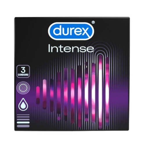 Durex Prezervative Intense, 3 buc. Produs recomandat pentru igiena sexuala