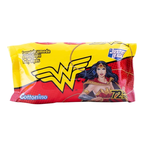 Cottonino Wonder Woman Servetele umede pentru copii, 72 buc. Produs pentru igiena persoanala