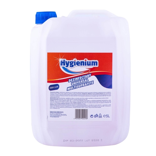 Hygienium universal pentru suprafete parfumat, 5 L avizat Ministerul Sanatatiipe grupdzc.ro✅. Descopera gama copleta de produse la oferte speciale✅!