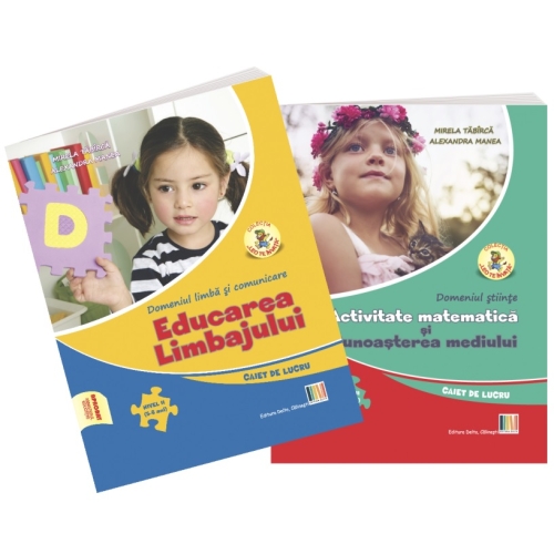Set 2 Carti Gradinita nivel 5-6 ani - Mirela Tabirca, Alexandra Manea