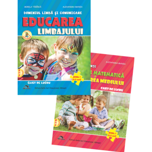 Set 2 Carti Gradinita nivel 4-5 ani - Alexandra Manea, Mirela Tabirca