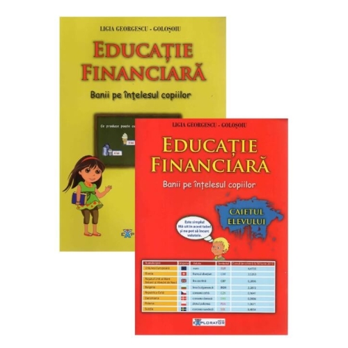 Educatie financiara - Banii pe intelesul copiilor (set carte+caiet) Altele LVS Crepuscul grupdzc