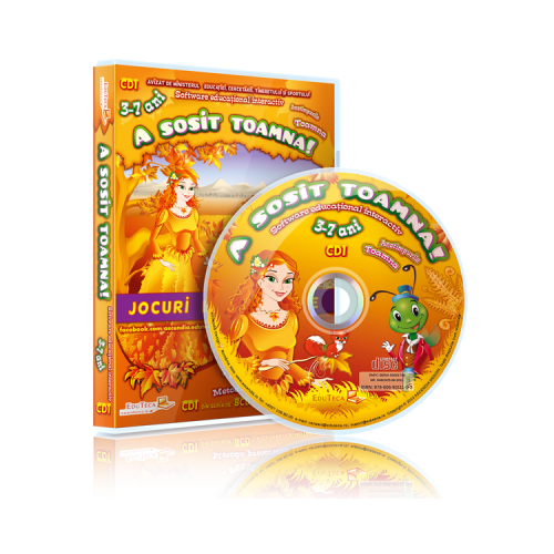 CD1- A sosit toamna -Colectia EduTeca Jocuri Educationale 3-7 ani